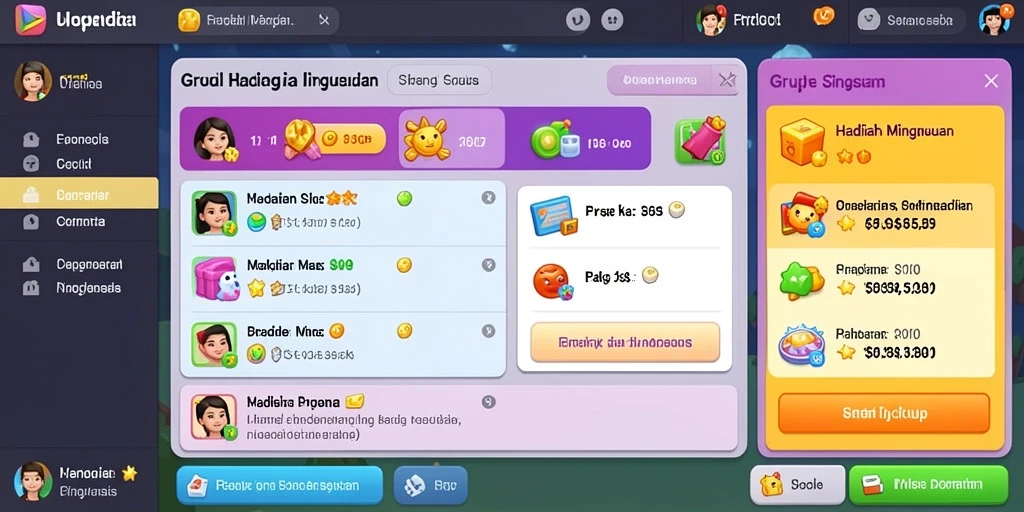 Tangkapan layar 3 menampilkan fitur crafting yang menarik.