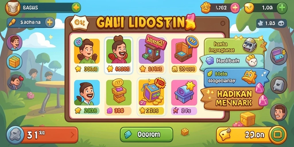Mode permainan kompetitif yang seru dan menantang.