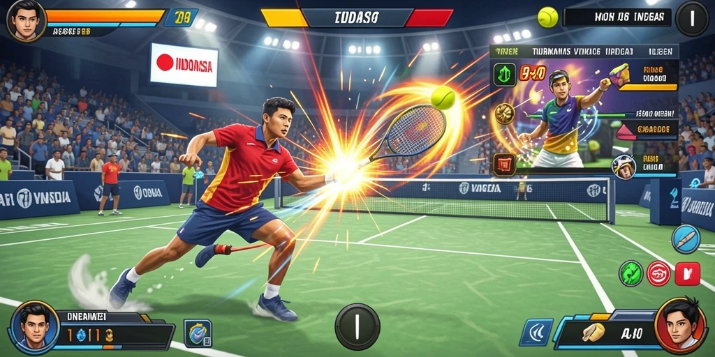 Screenshot menunjukkan momen kemenangan yang menggembirakan.