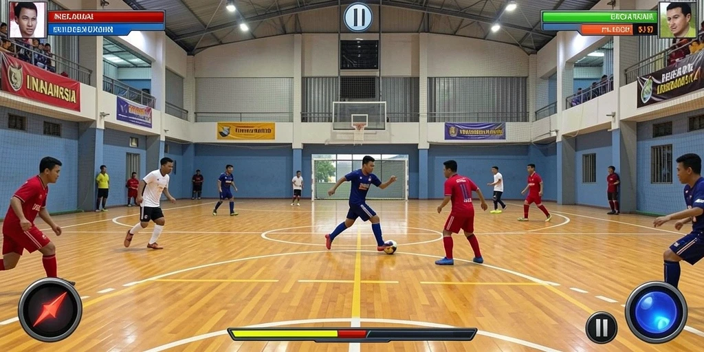 Screenshot menampilkan interaksi antara karakter utama.