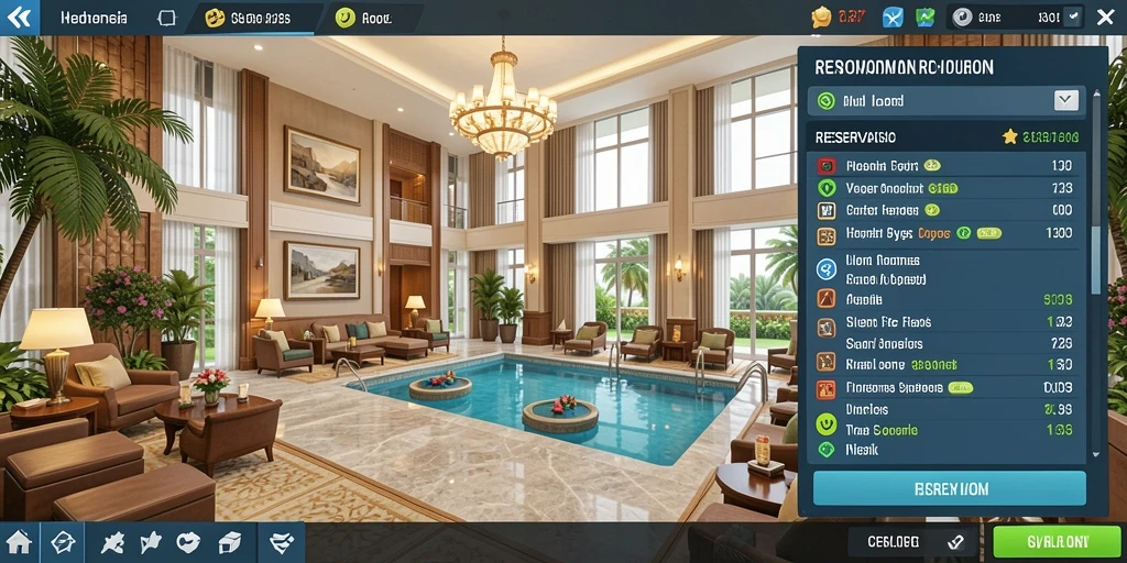 Screenshot memperlihatkan sistem pencapaian yang mendorong pemain.